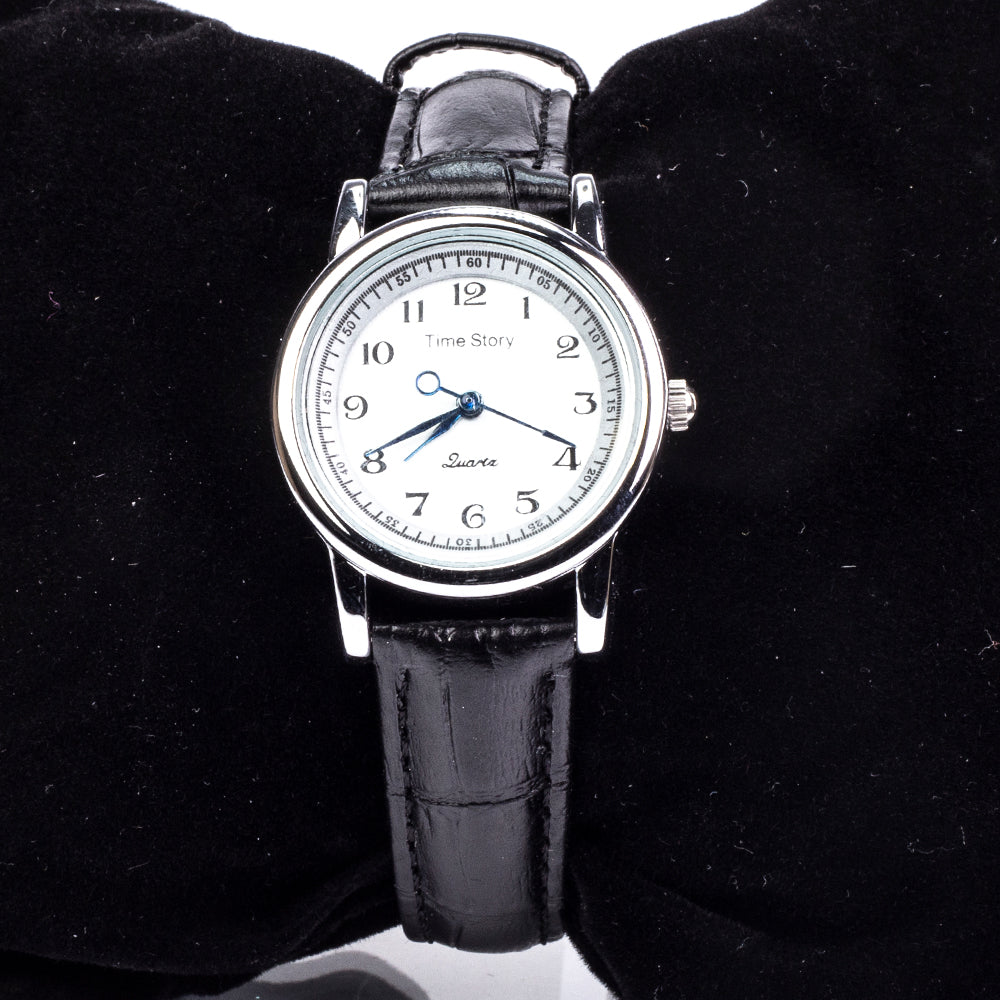 Ceas din Aliaj Placat cu Aur cu Cristal Alb Emporia®