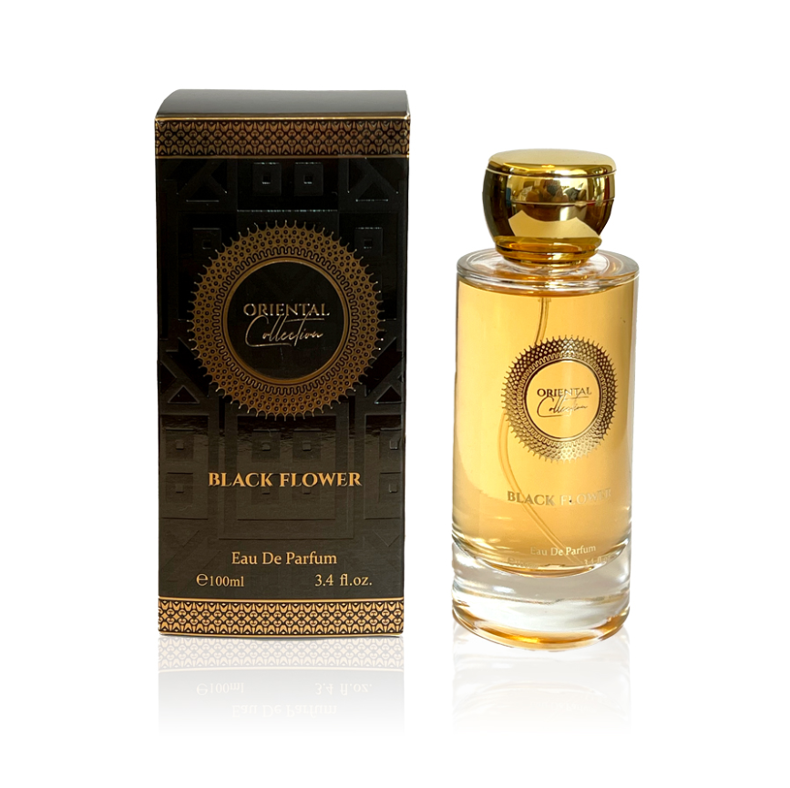 100 ml EDP BLACK FLOWER cu arome senzuale, dulci și incitante unisex