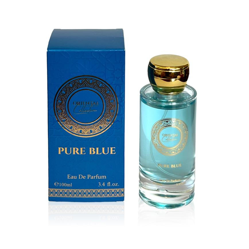 100 ml EDP PURE BLUE cu Arome fructate, citric, oriental, incitant, unisex