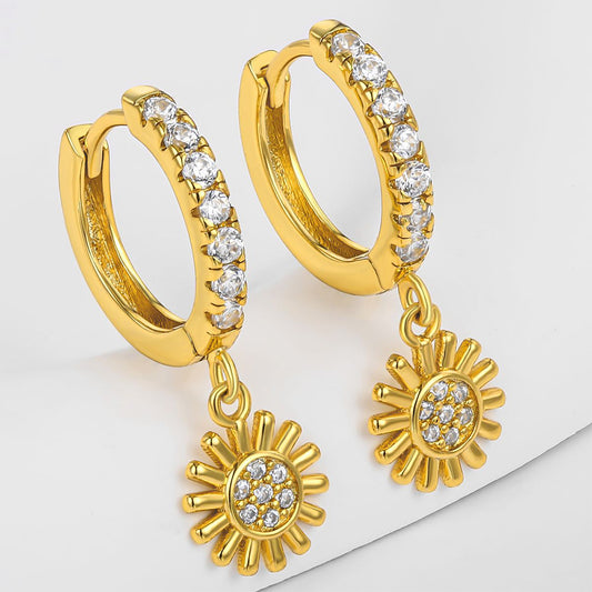 Cercei din Aliaj Placat cu Aur ( 10 grame )