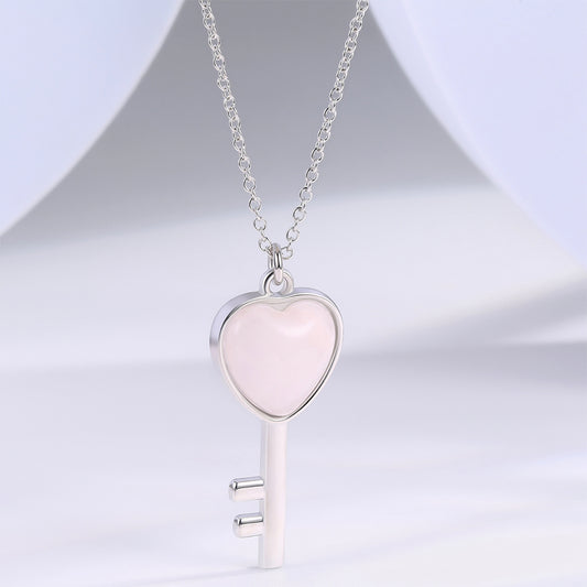 Colier din Aliaj Placat cu Aur cu Cristal Alb Emporia®
