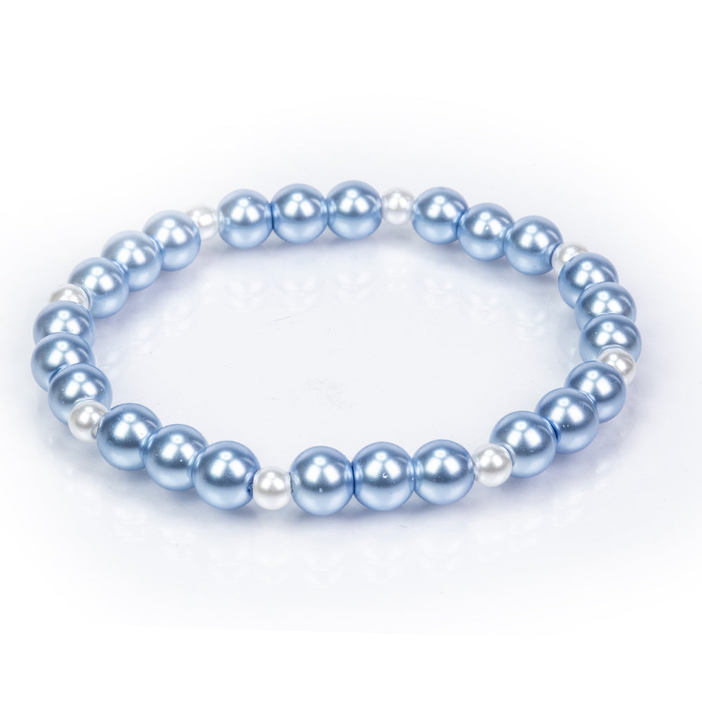 Set din Mărgele ( 40 grame ) cu Perlă de cristal ( Brățară )