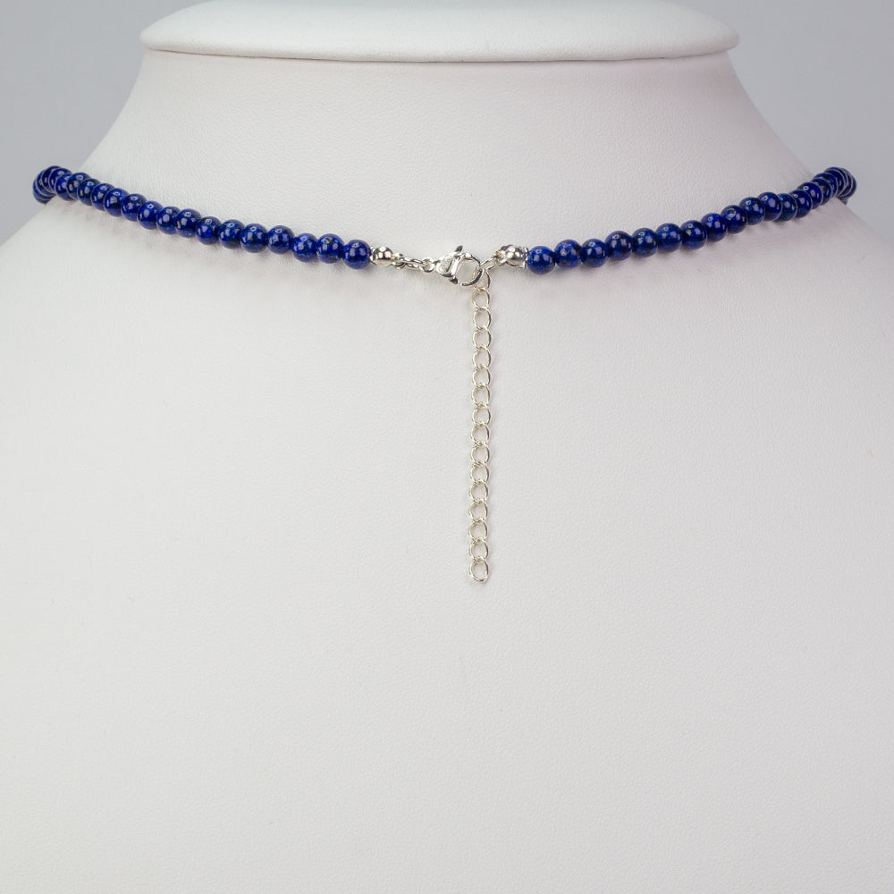 Colier din Argint 925 ( 1.5 grame ) cu Lapis Lazuli 70.5 Carate