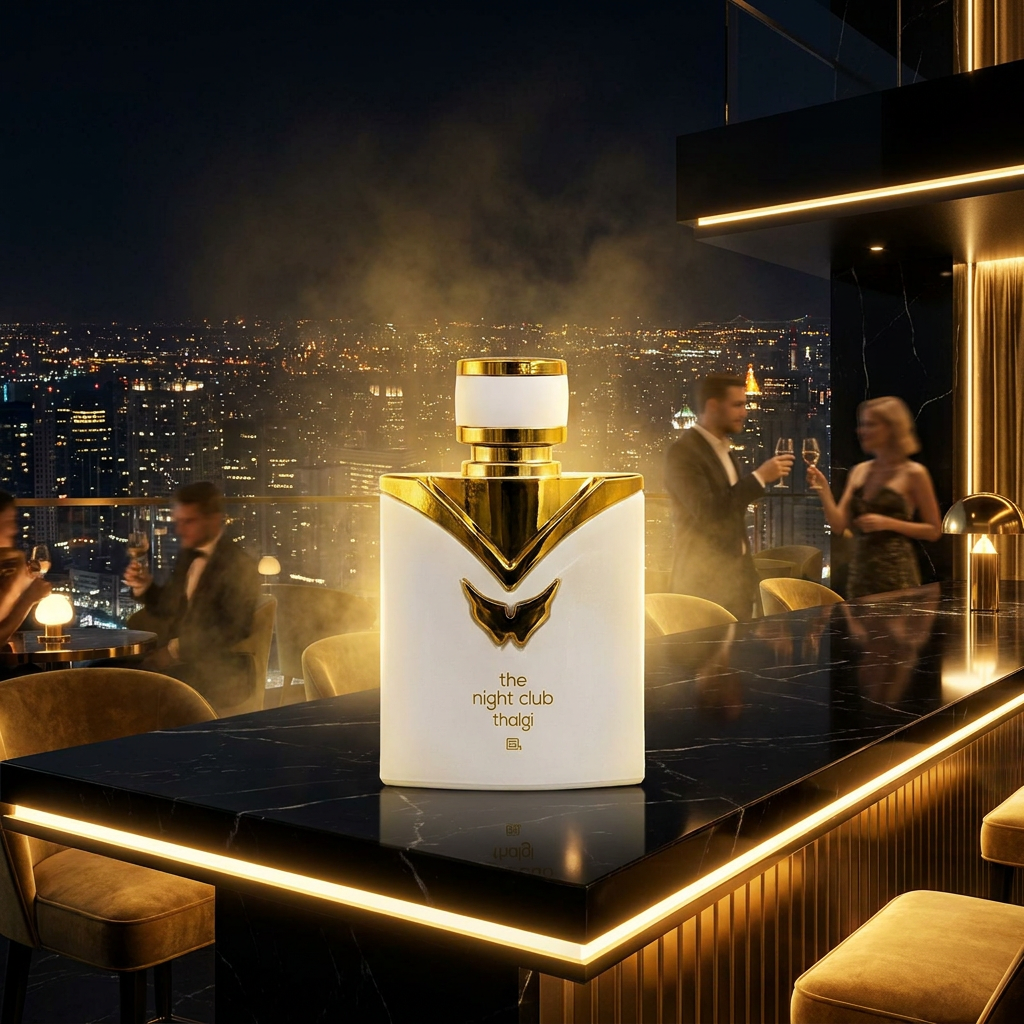 80 ml Eau de Perfume Oriental THE NIGHT CLUB THALGI (TOP: BERGAMOT, LEMON, GINGER, BLACKCURRANT, AROMATIC; MIDDLE: ROSE, JASMINE, IRIS; BASE: MUSK, SANDALWOOD, AMBERWOODS)