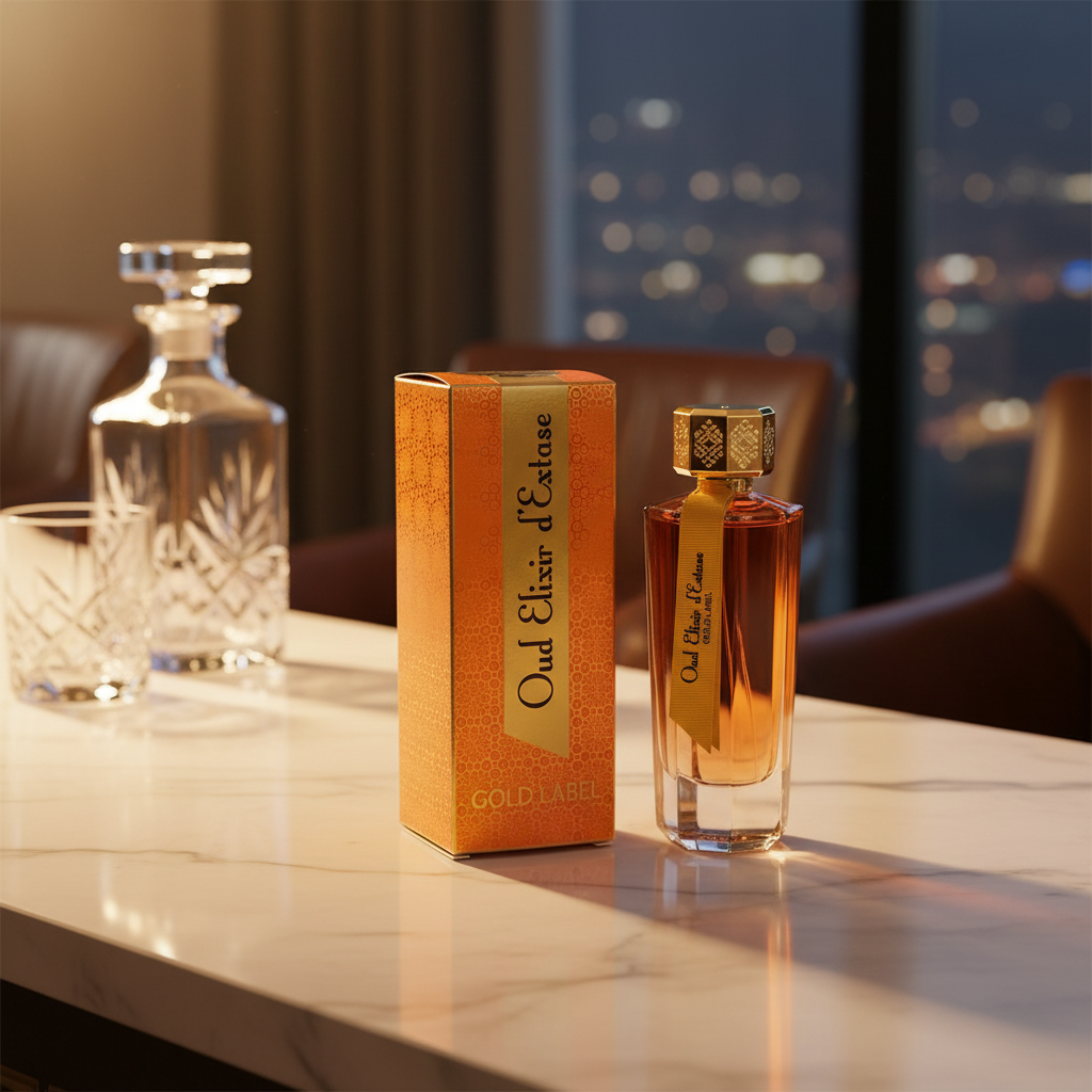 EDP 100ml "Oud Elixir d’Extase Gold Label" – arome lemnos-chypre