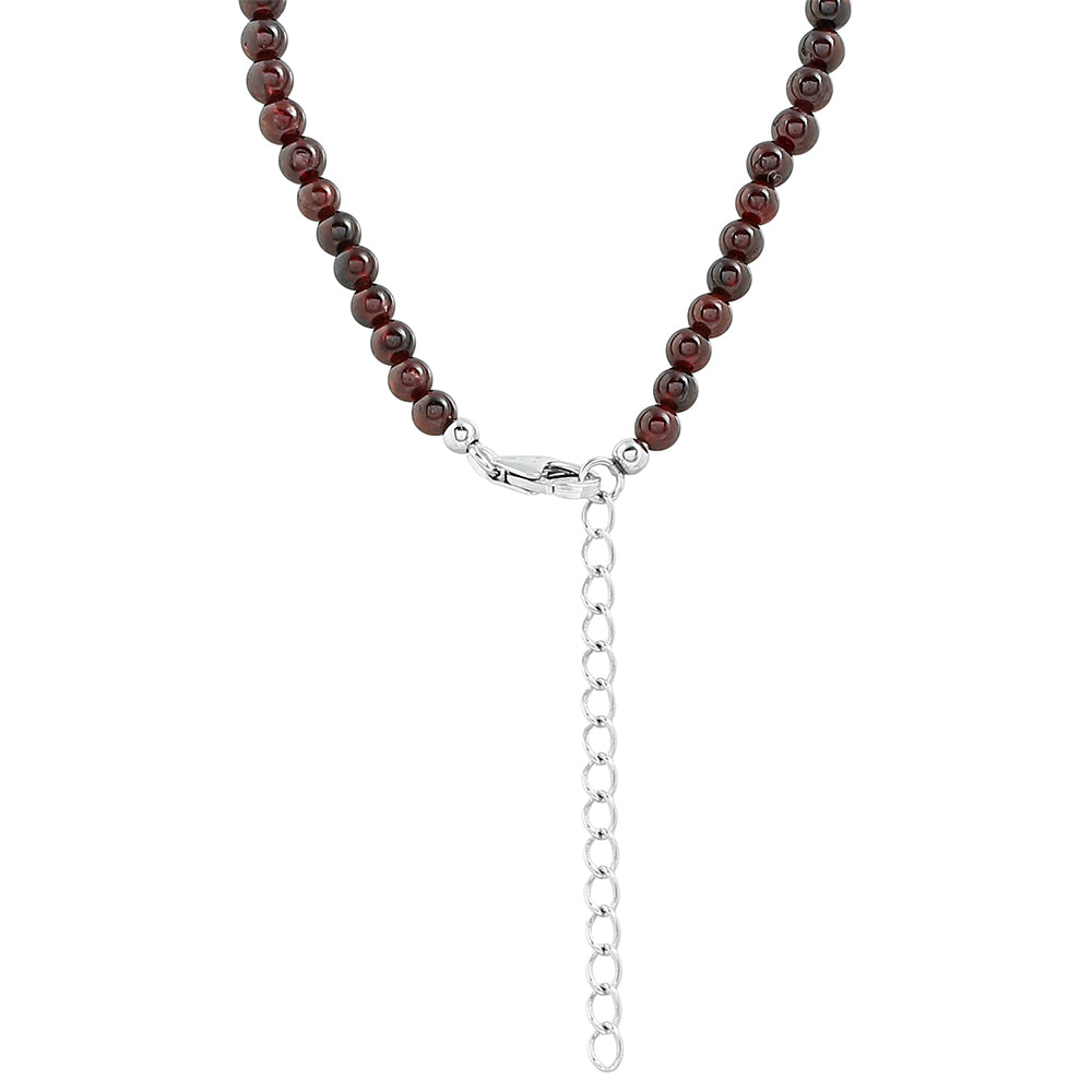 Colier din Argint 925 ( 0.81 grame ) cu Granat 202.91 Carate