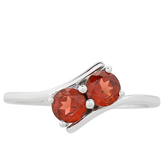 Inel din Argint 925 ( 1.72 grame ) cu Granat 0.88 Carate