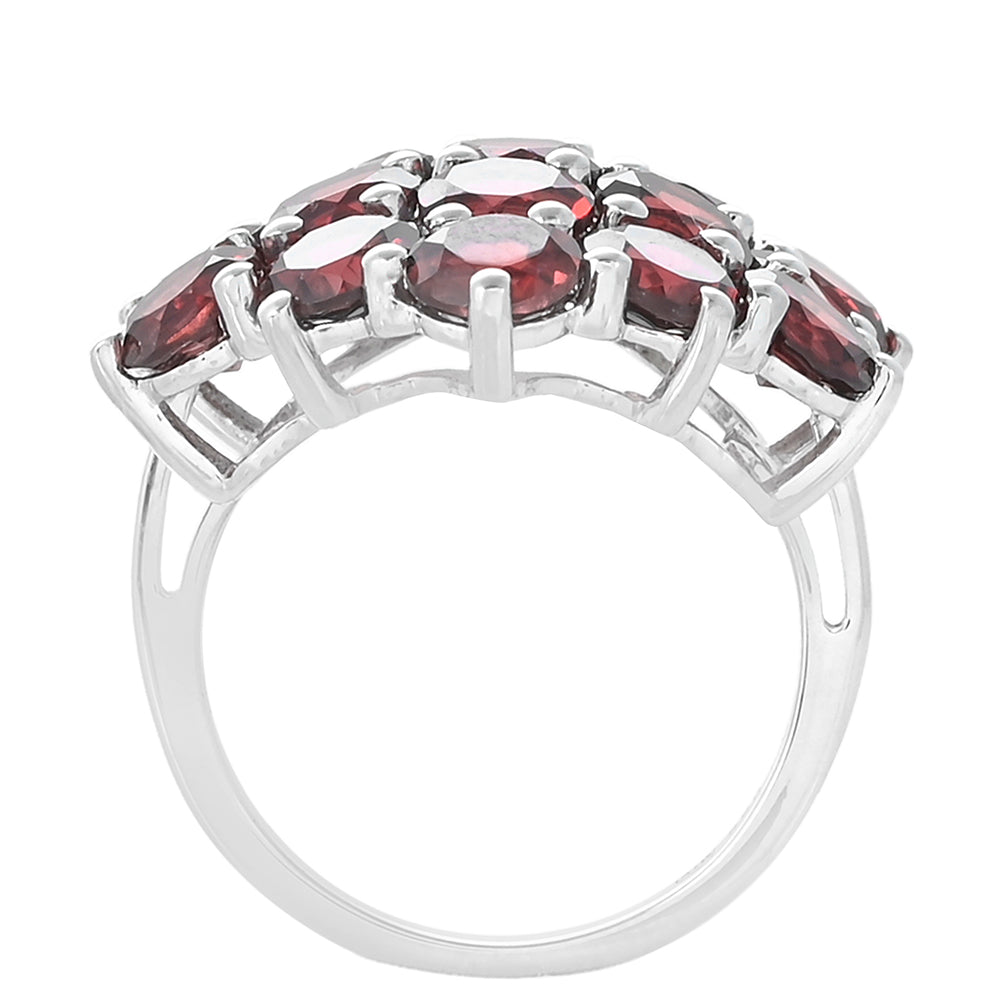 Inel din Argint 925 ( 4.72 grame ) cu Granat Rodolit 12.27 Carate