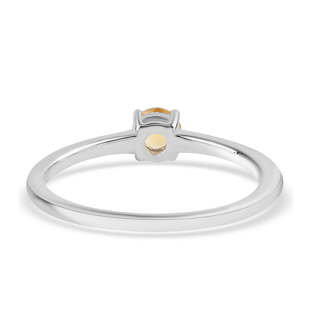 Inel din Argint 925 ( 1.51 grame ) cu Citrin 0.25 Carate