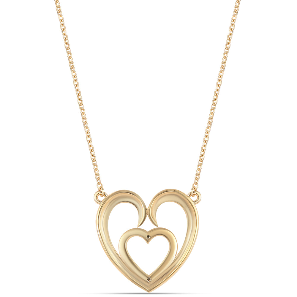 Colier din Argint 925 Placat cu Aur ( 3.7 grame ) cu Diamant Albastru 0.02 Carate