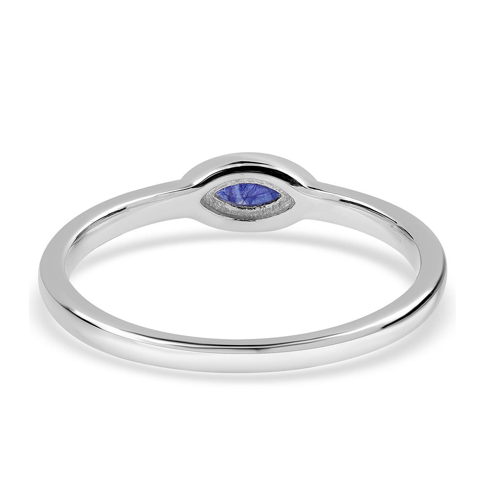 Inel din Argint 925 ( 1.89 grame ) cu Safir Albastru Australian 0.23 Carate