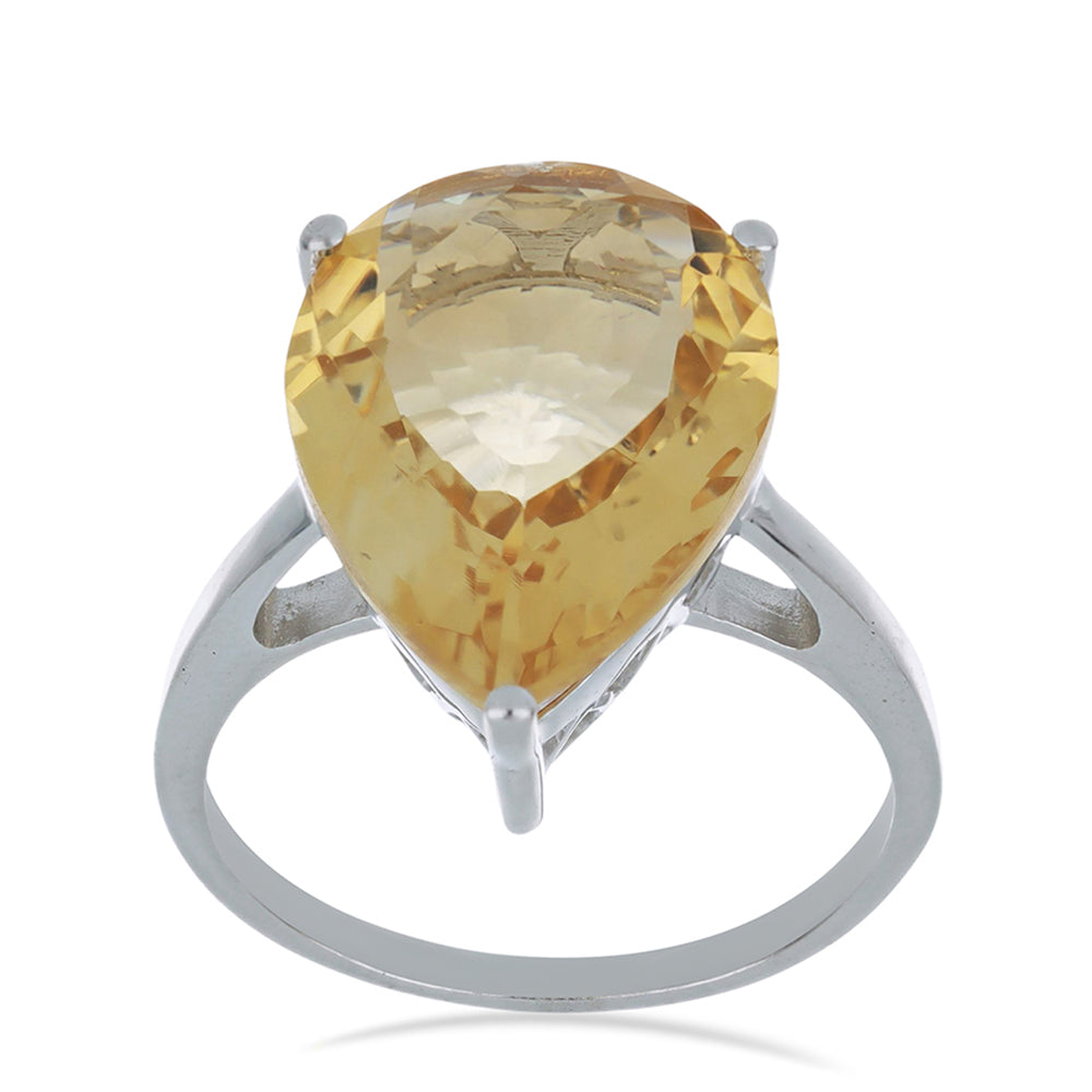 Inel din Argint 925 ( 2.95 grame ) cu Citrin Ural 8.3 Carate