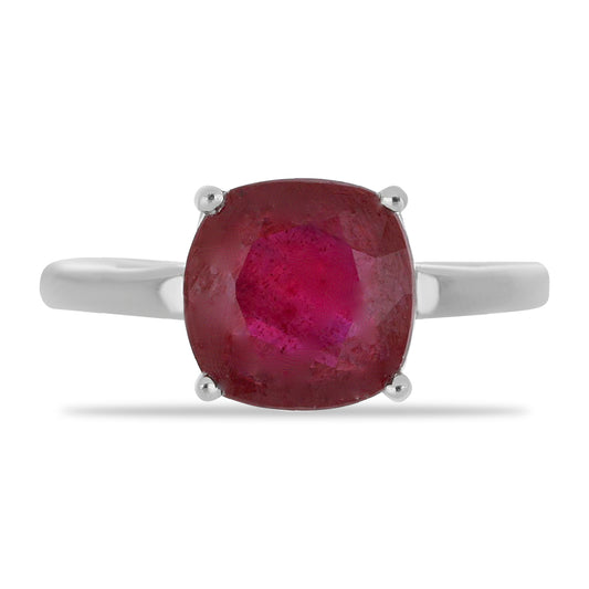 Inel din Argint 925 ( 2.09 grame ) cu Rubin Malagasy 4 Carate
