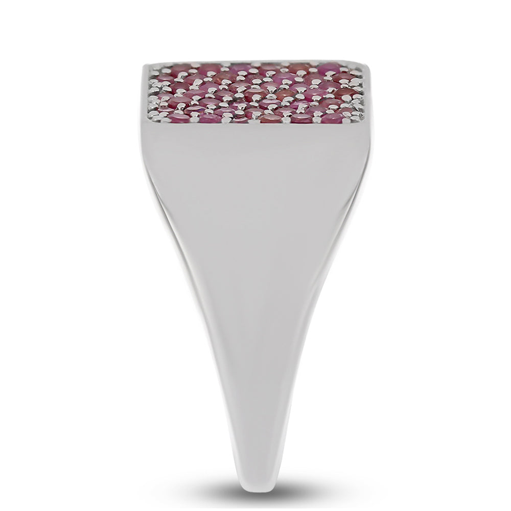 Inel din Argint 925 ( 4.74 grame ) cu Rubin Malagasy 0.92 Carate