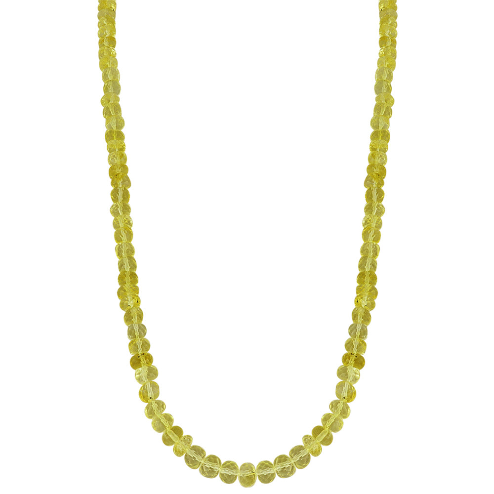 Colier din Argint 925 ( 1 grame ) cu Citrin Ural 134.5 Carate