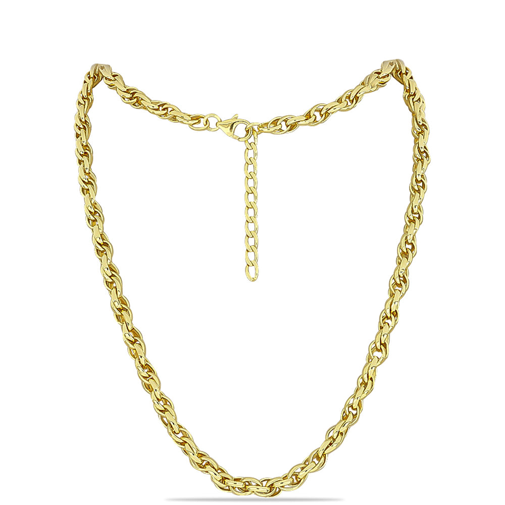 Lanț din Argint 925 Placat cu Aur ( 11.94 grame ) ( Colier )