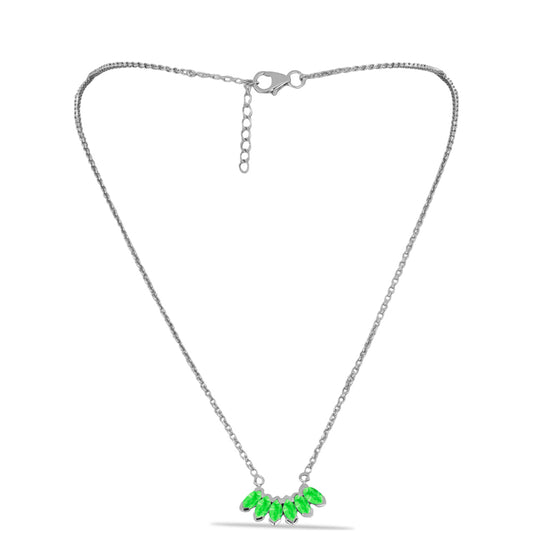 Colier din Argint 925 ( 5.51 grame ) cu Opal Hialit 1.03 Carate