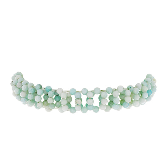 Brățară din Pepită ( 15.88 grame ) cu Amazonit 79.38 Carate