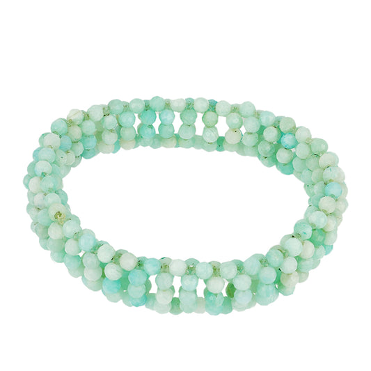 Brățară din Pepită ( 15.88 grame ) cu Amazonit 79.38 Carate