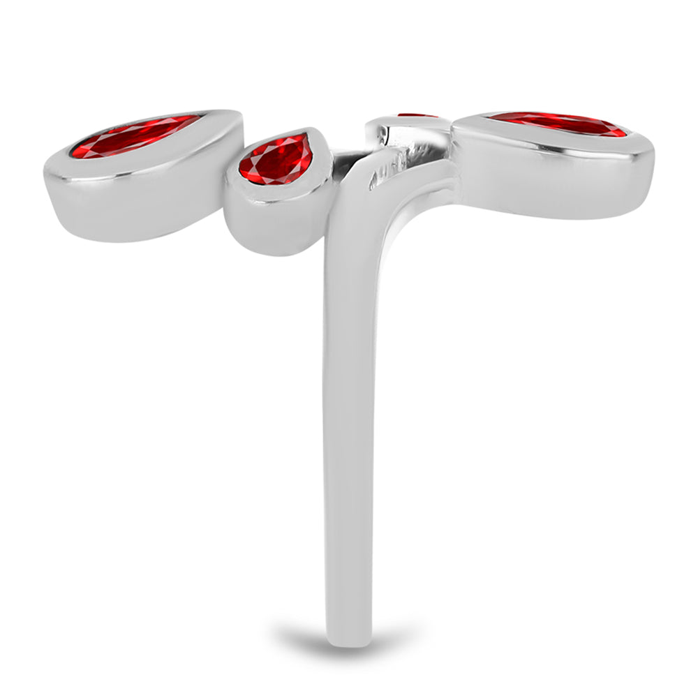 Inel din Argint 925 ( 3.92 grame ) cu Agat Roșu 1.88 Carate