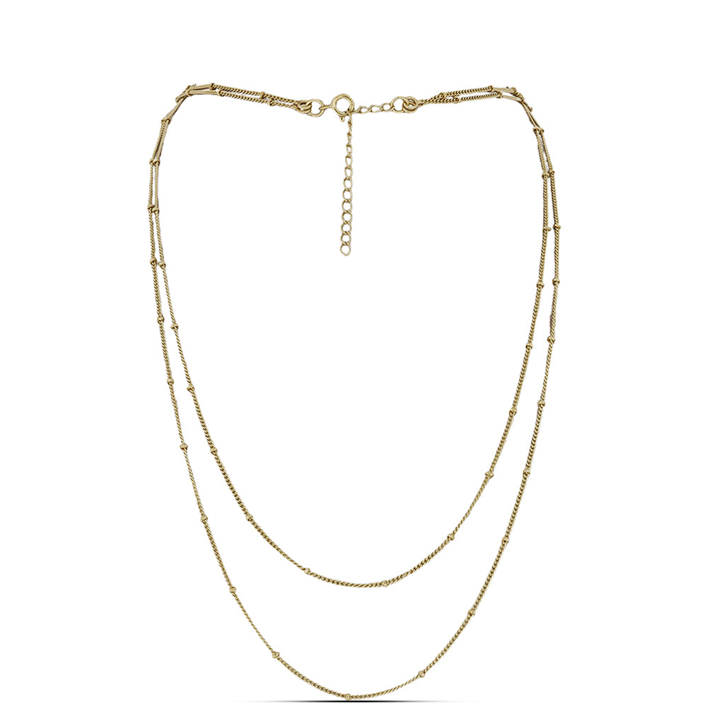 Lanț din Argint 925 Placat cu Aur ( 6.78 grame ) ( Colier )