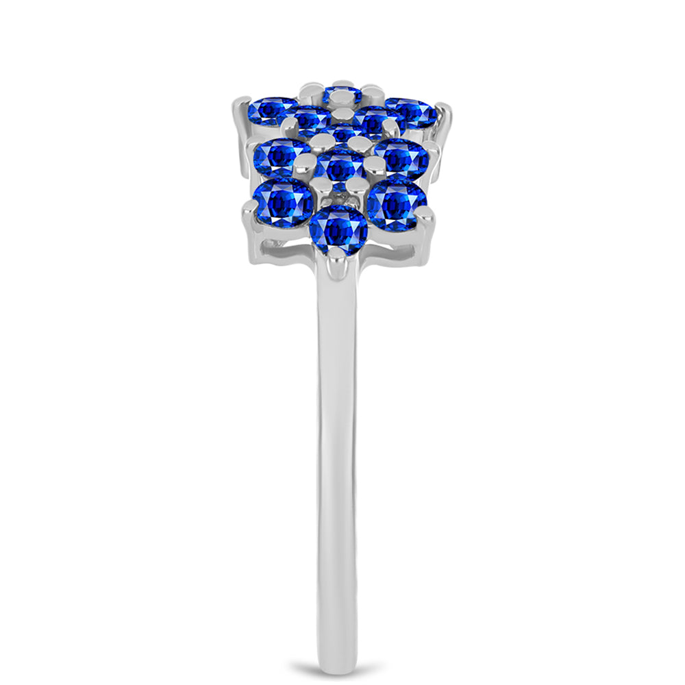 Inel din Argint 925 ( 1.64 grame ) cu Safir Albastru Australian 1.15 Carate