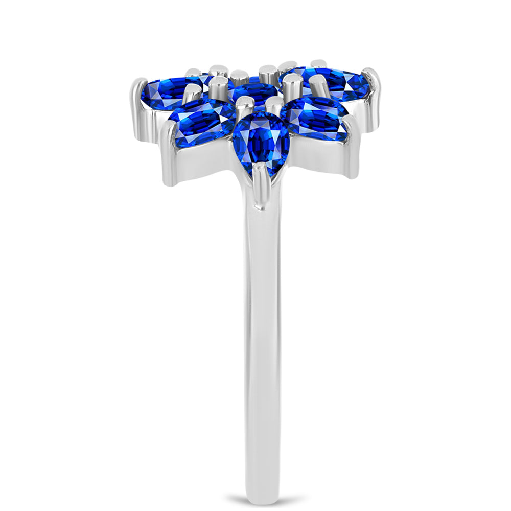 Inel din Argint 925 ( 2.59 grame ) cu Safir Albastru Australian 3.07 Carate