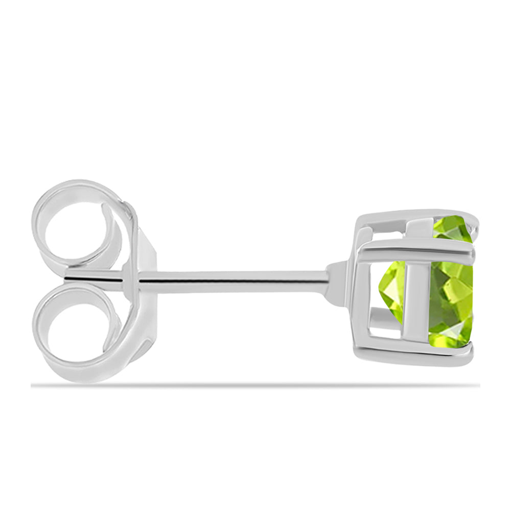 Cercei din Argint 925 ( 0.99 grame ) cu Peridot Changbai 1.05 Carate