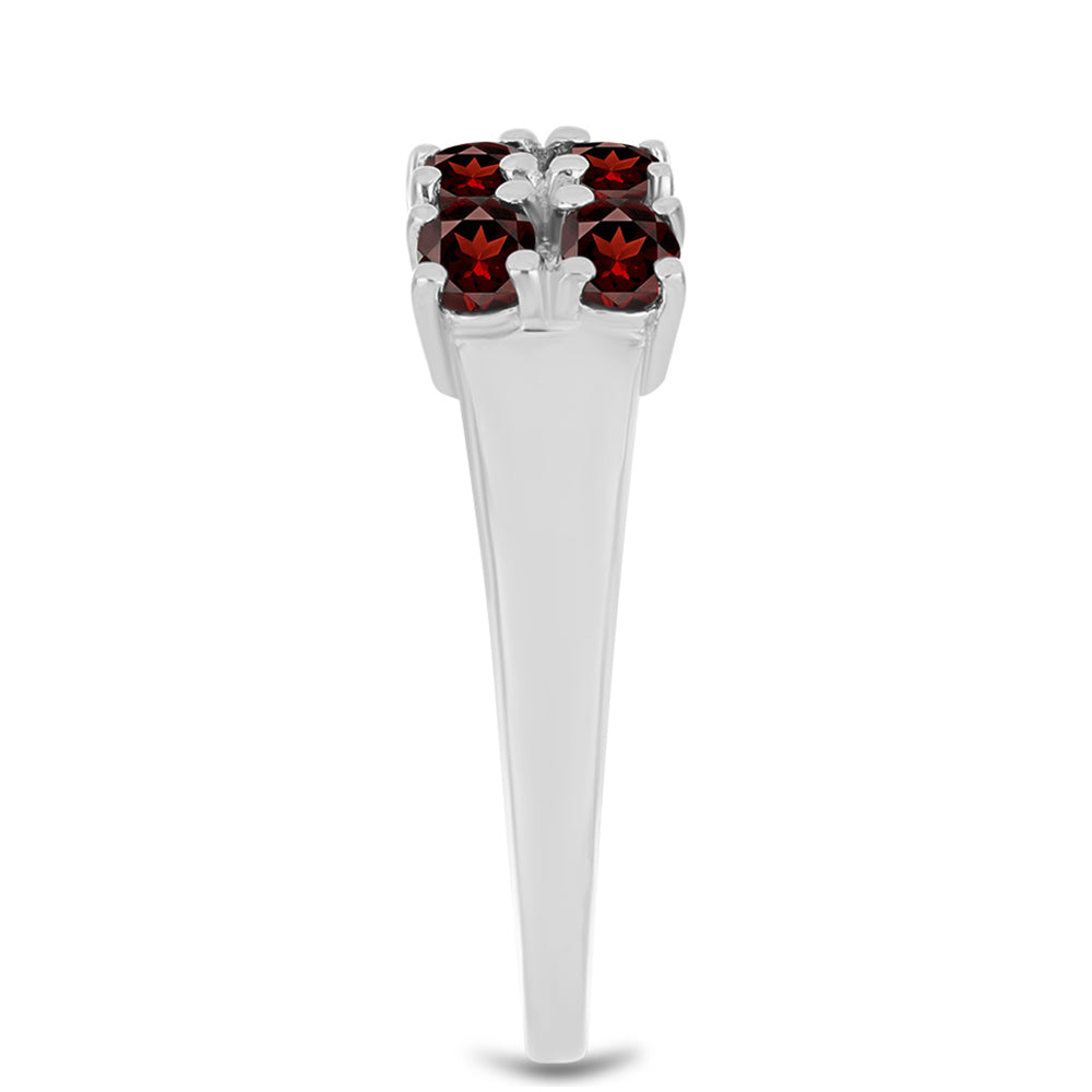 Inel din Argint 925 ( 2.66 grame ) cu Granat Barton 1.31 Carate