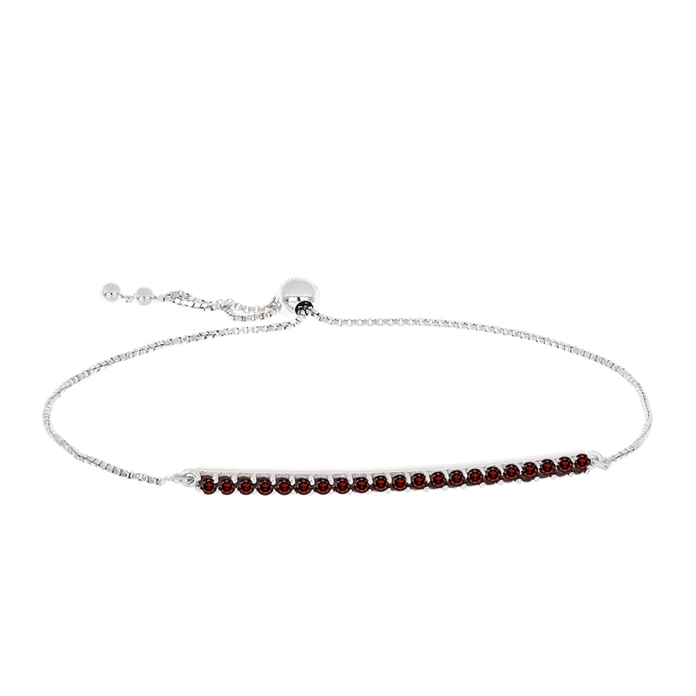 Brățară din Argint 925 ( 3.8 grame ) cu Granat Barton 1.01 Carate