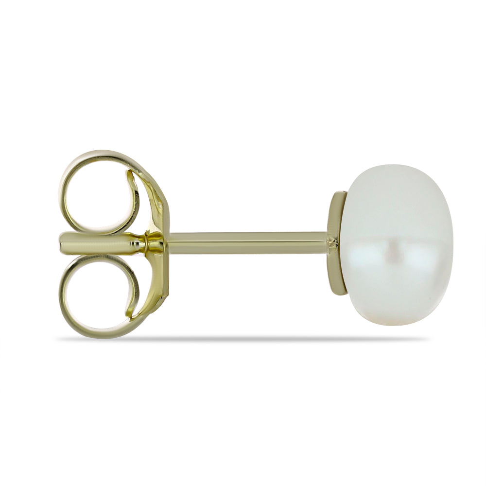 Set din Pepită ( 0.64 grame ) cu Perlă de Apă Dulce Albă 222.72 Carate ( Cercei+Brățară+Inel )