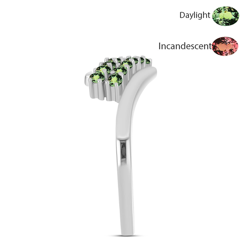 Inel din Argint 925 ( 2.41 grame ) cu Alexandrit Natural 0.44 Carate