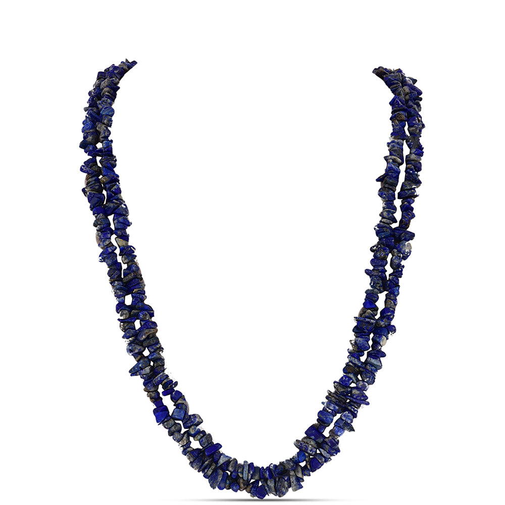 Set din Pepită ( 93.32 grame ) cu Lapis Lazuli 466.61 Carate ( Colier+Brățară )