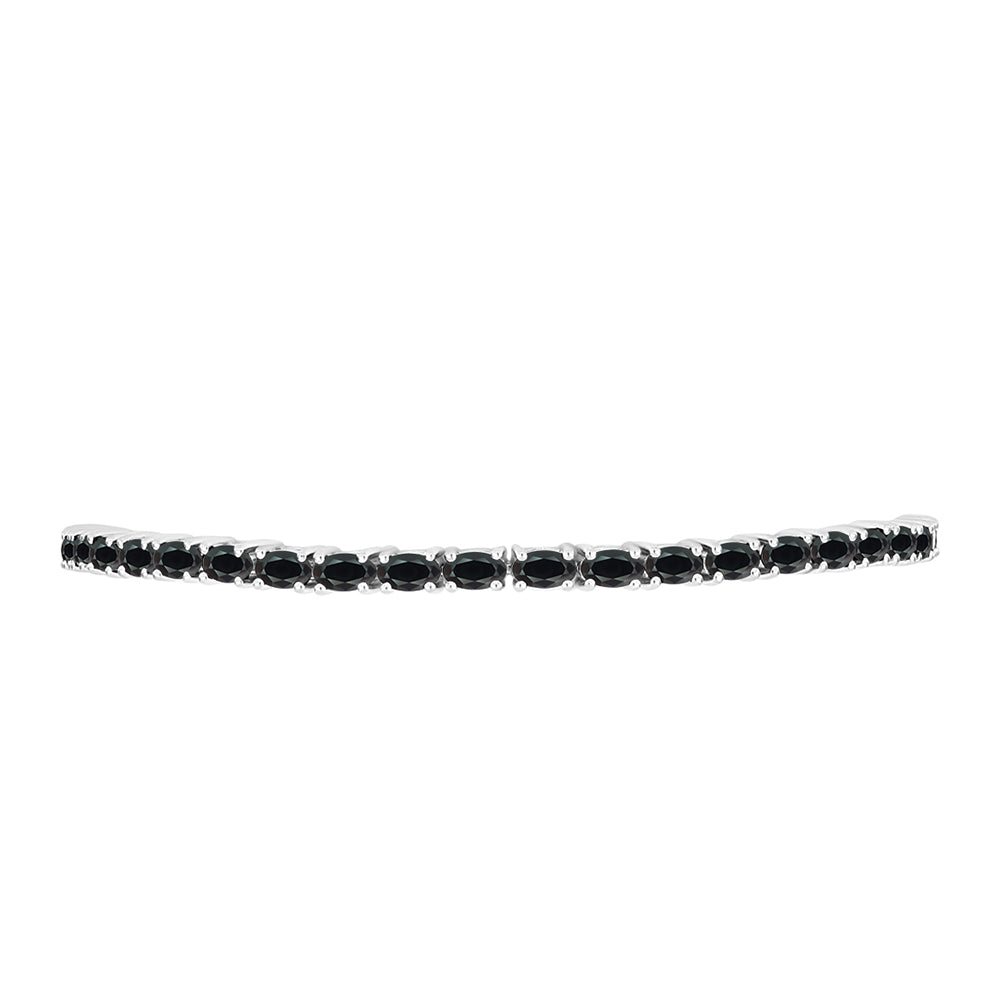 Brățară din Argint 925 ( 7.49 grame ) cu Obsidian 4.07 Carate