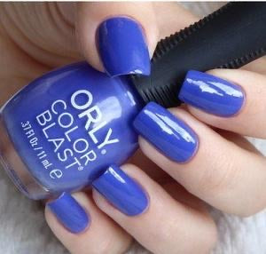Lac de unghii violet și albastru deschis Orly Color Blast - 1+1 CADOU- 2 x 11 ml