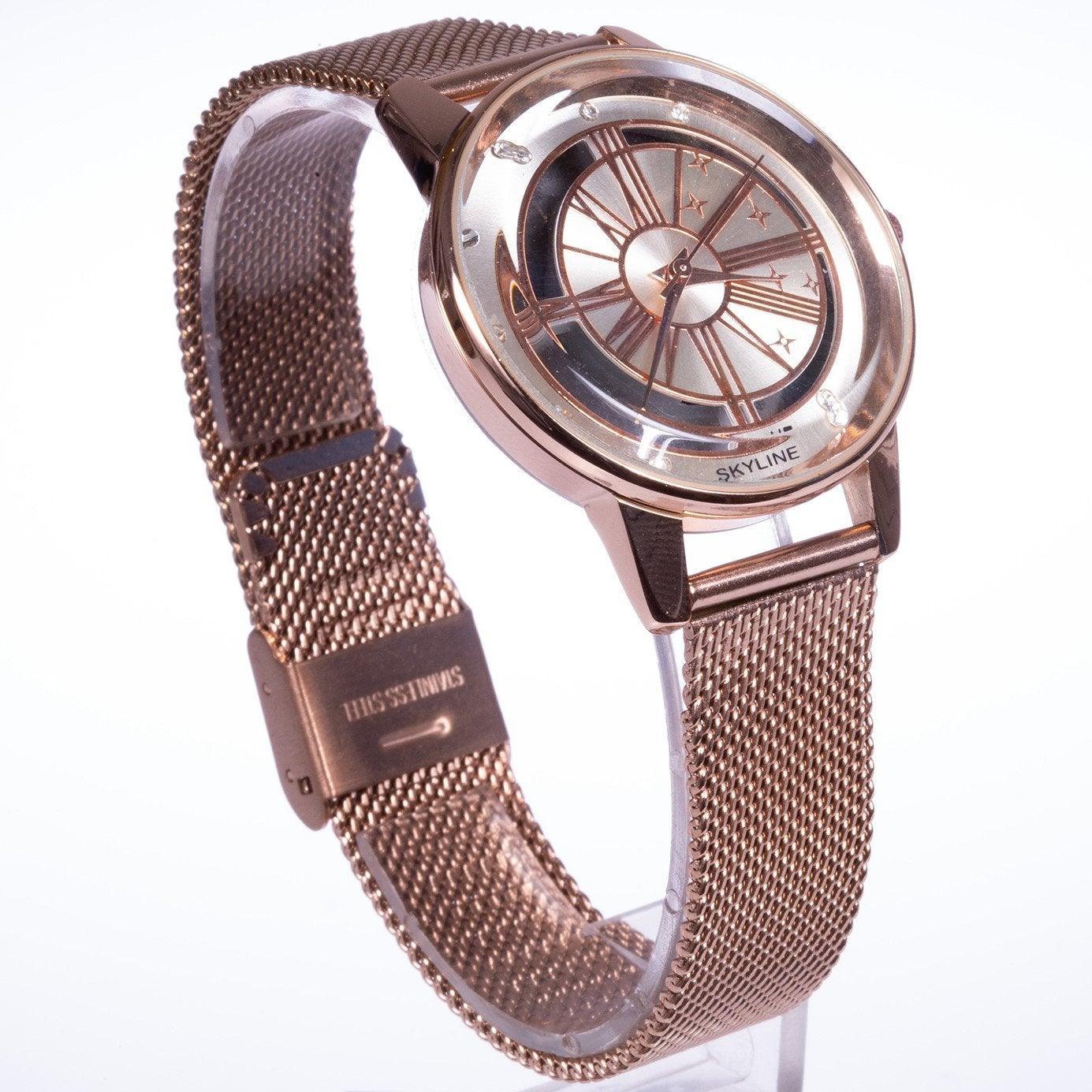 Ceas la Modă de Culoare Aurie - Galeria de Bijuterii