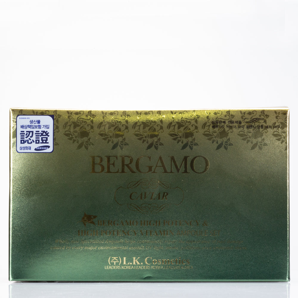 Set de 4 Fiole cu Caviar de Lux, Bifazic, BERGAMO,13 ml x 4