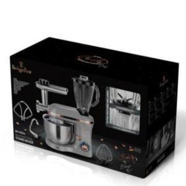 Robot de Bucătărie Multifuncțional Berlinger Haus - Smoothie, Mașină de Tocat Carne și Frământator de Pâine în una