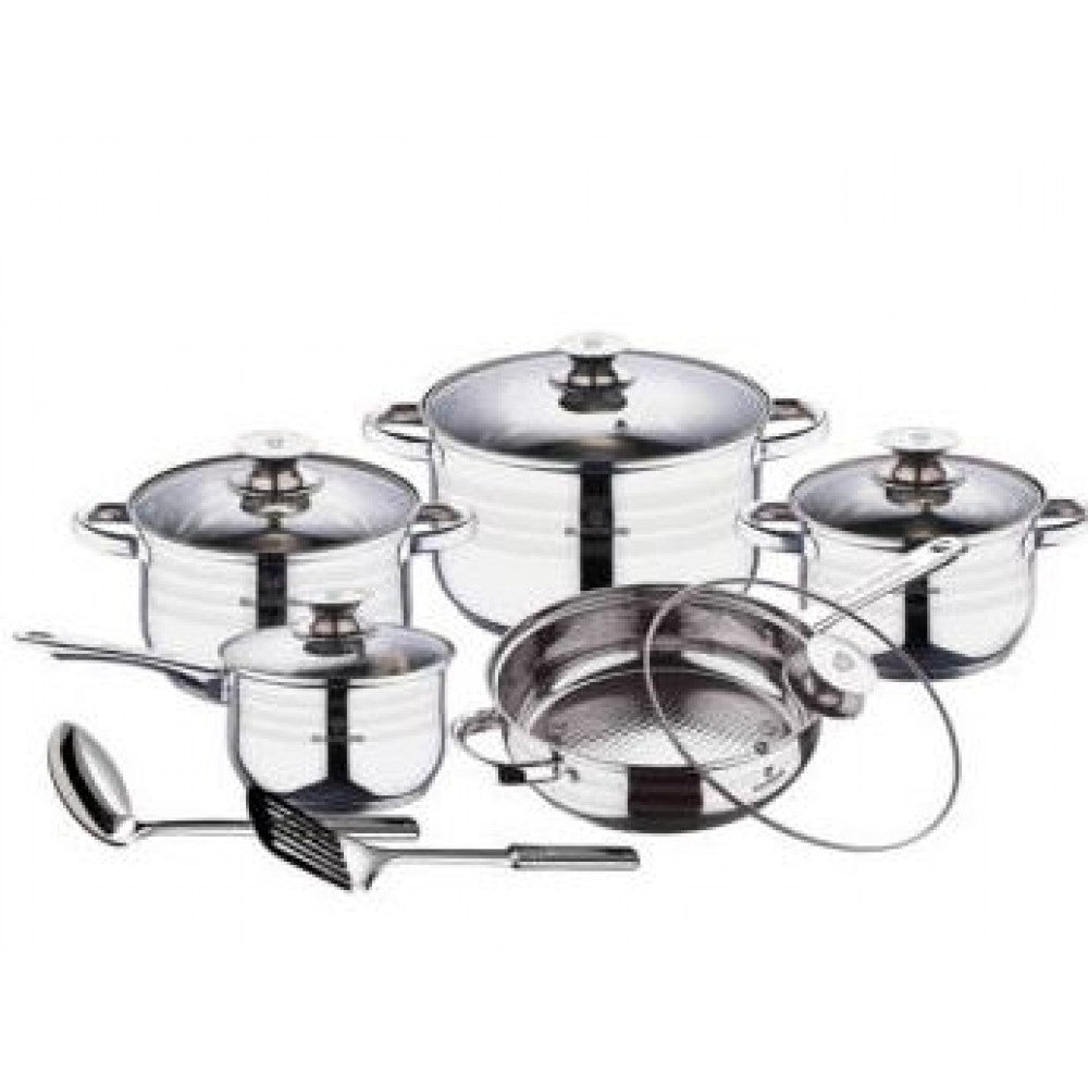 Set de vase de gătit din oțel inoxidabil de 10 piese Blaumann