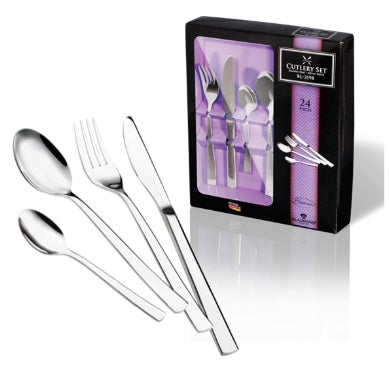 Set de Tacâmuri de Lux din oțel inoxidabil, 24 de piese