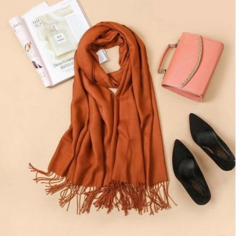 Eșarfă la Modă cu Efect de Cașmir, Maro - Galeria de Bijuterii