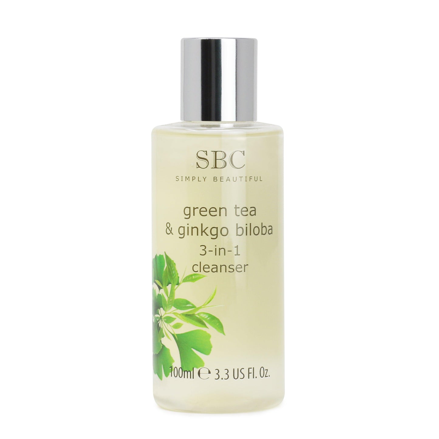 Gel Demachiant Energizant 3-in-1 cu Ceai Verde & Ginkgo Biloba, 100 ml - Galeria de Bijuterii