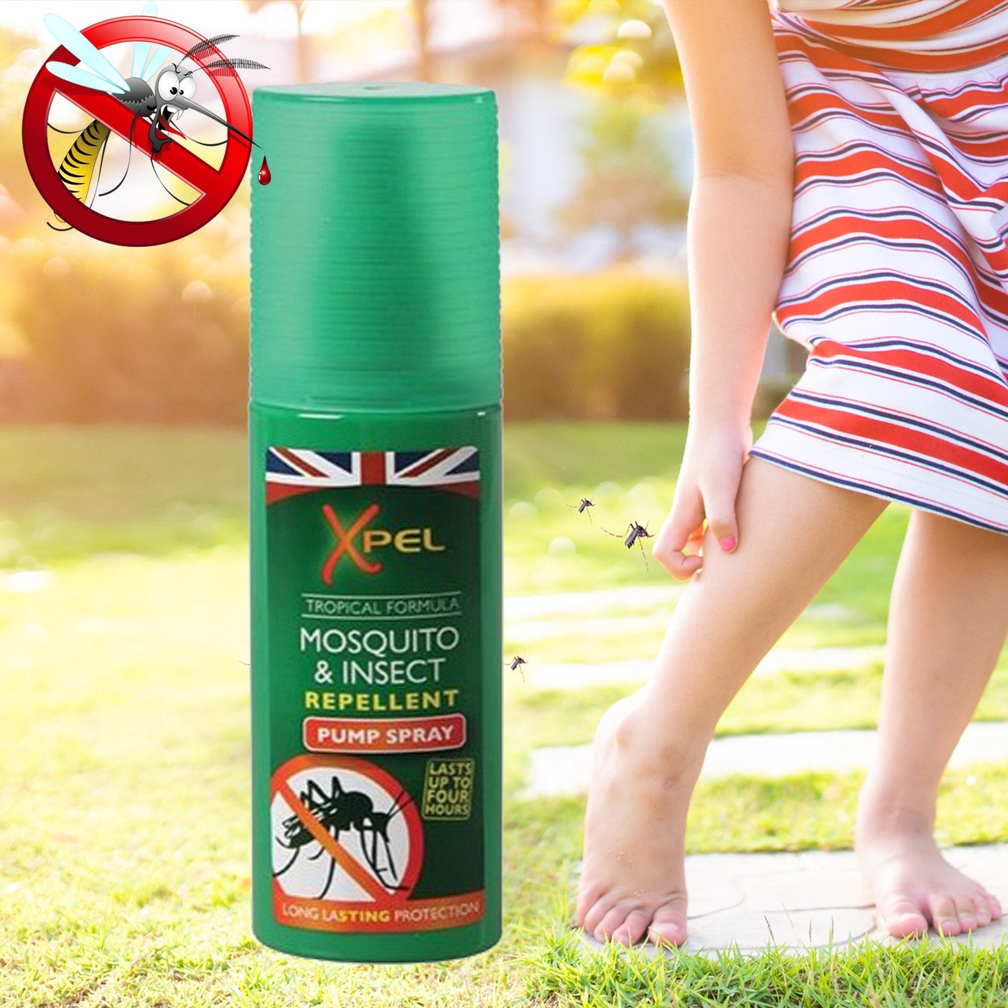 Spray împotriva țânțarilor și insectelor de foarte lungă durată pentru adulți - 120 ml