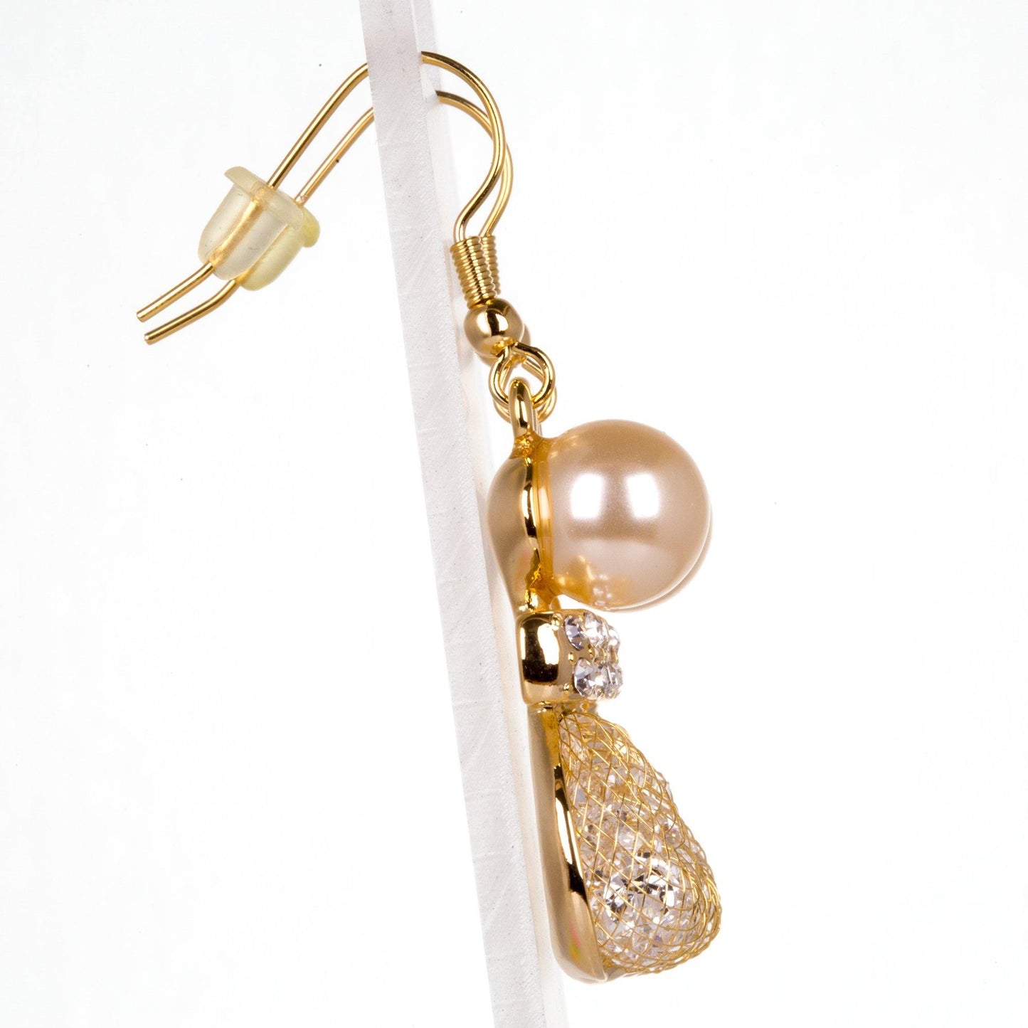 Set din Aliaj Placat cu Aur cu Cristal Alb Emporia® - Galeria de Bijuterii