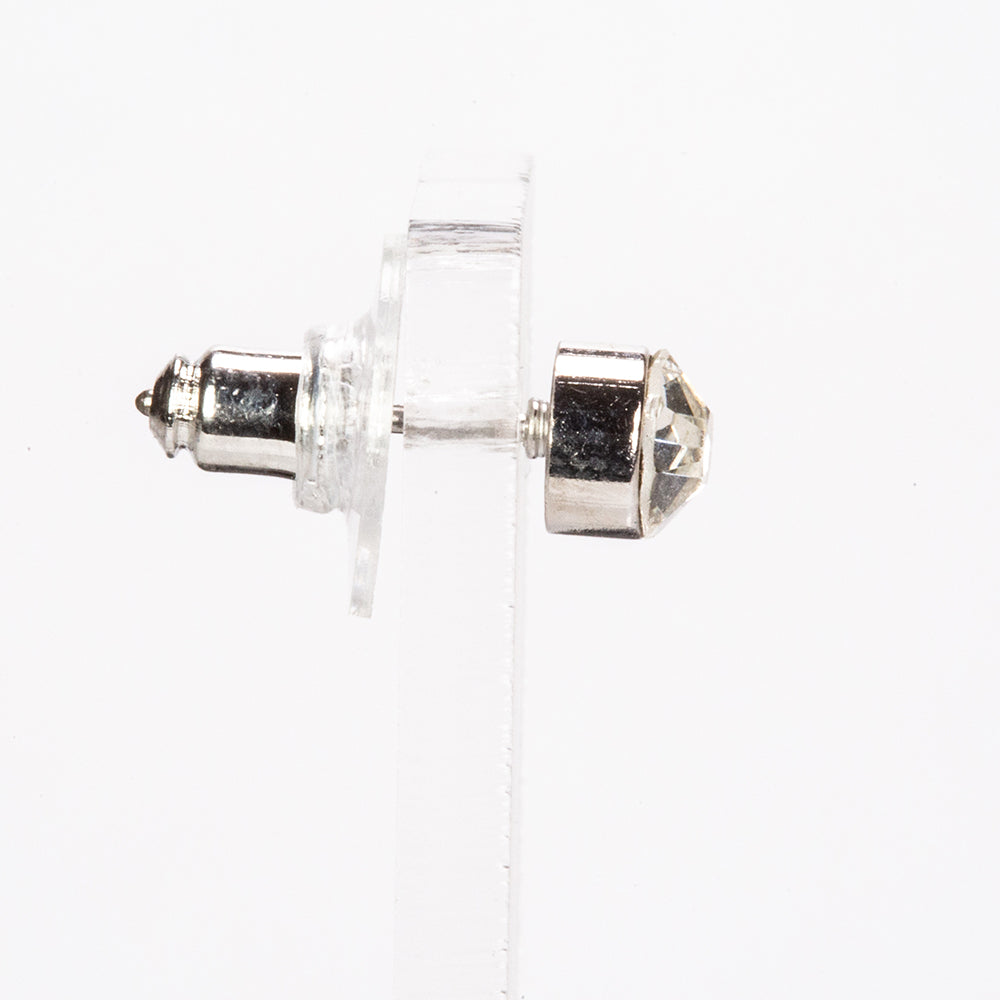 Set din Aliaj Placat cu Aur cu Cristal Alb Emporia® ( Colier+Cercei+Pandantiv )