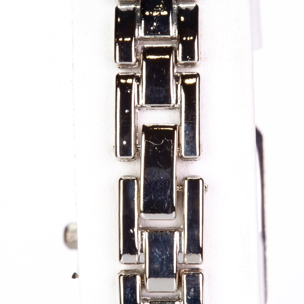 Ceas din Aliaj Placat cu Aur Alb cu Safir 0.01 Carate