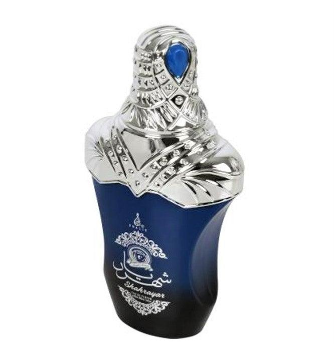 100 ml Eau de Parfum Shahrayar cu Arome de Iasomie, Mosc și Santal pentru Bărbați - Galeria de Bijuterii
