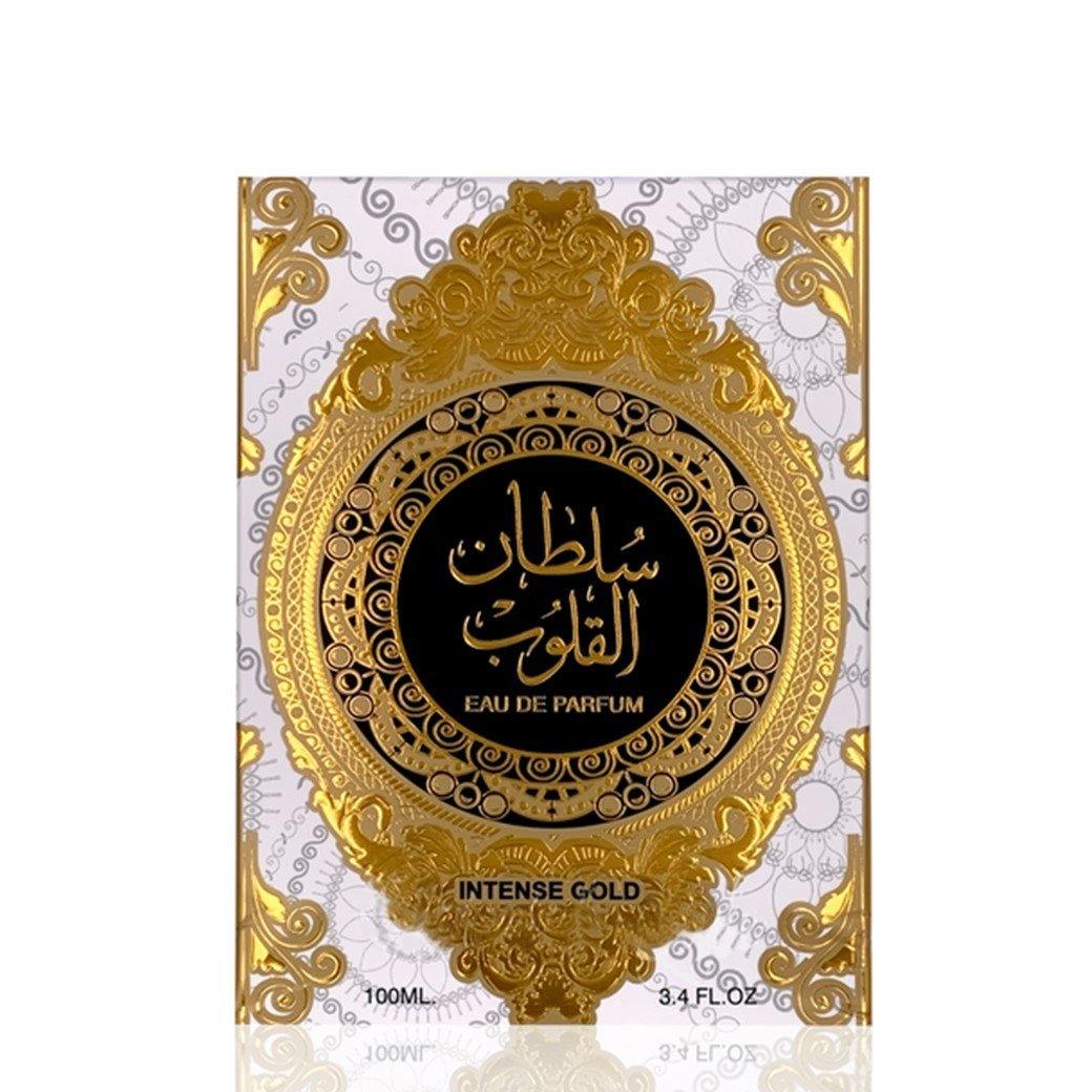 100 ml Parfum Sultan Al Quloob Intense Gold cu Arome Picant-Lemnoase pentru Bărbați și Femei - Galeria de Bijuterii