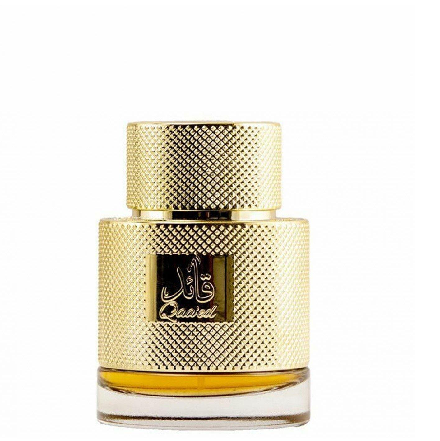 100 ml Eau de Parfum Qaa’ed cu Arome Orientale Picante, Lemn de Santal și Piele pentru Bărbați - Galeria de Bijuterii