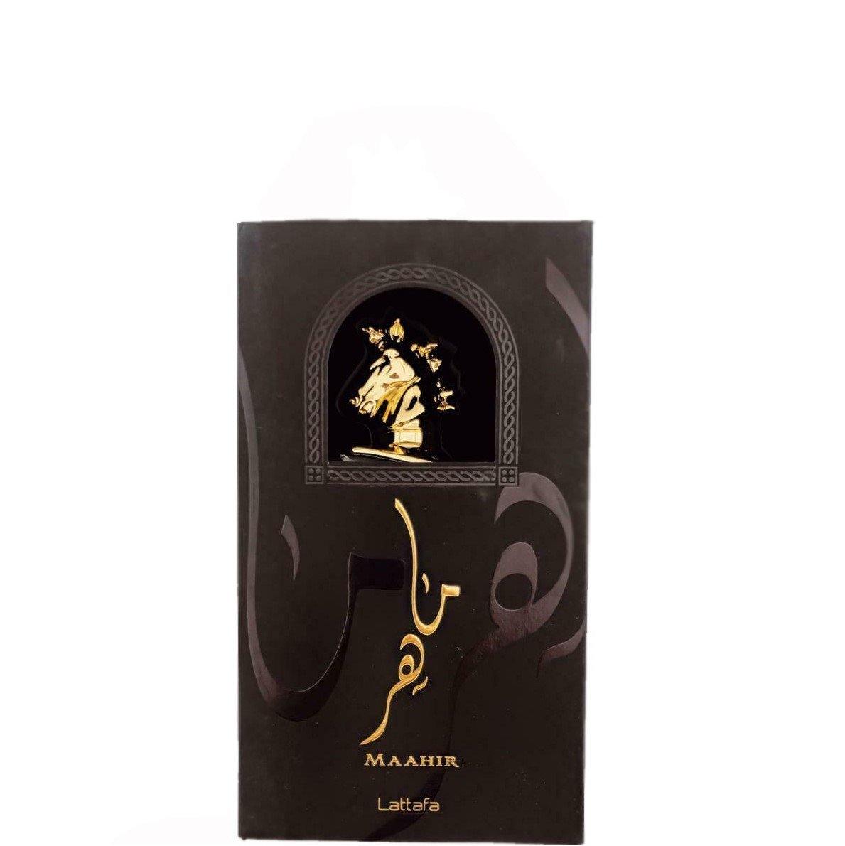 100 ml Eau de Parfum Maahir cu Arome Orientale Picant si Florale Fructate pentru Bărbați - Galeria de Bijuterii